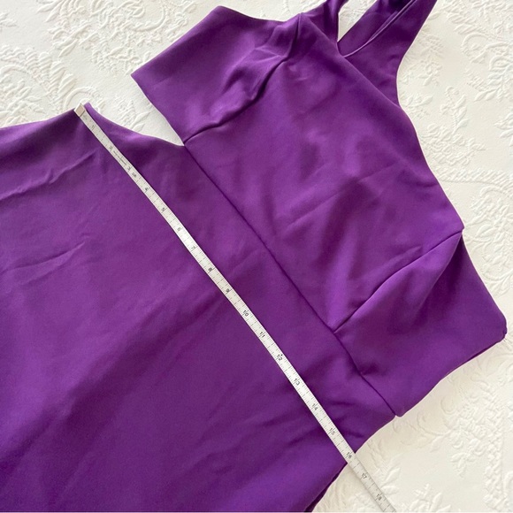 NWOT Lulus Simply Beautiful Purple One-Shoulder Cutout Maxi Dress XLarge - Picture 9 of 9